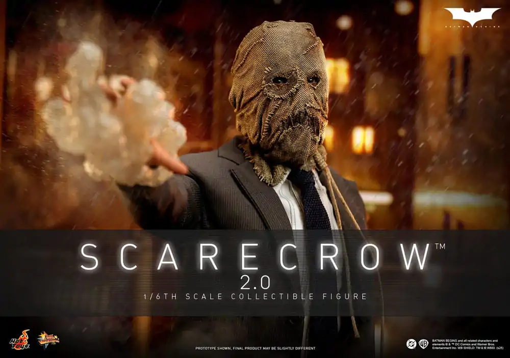 Batman Begins Movie Masterpiece 1/6 Scarecrow 2.0 akciófigura 30 cm termékfotó