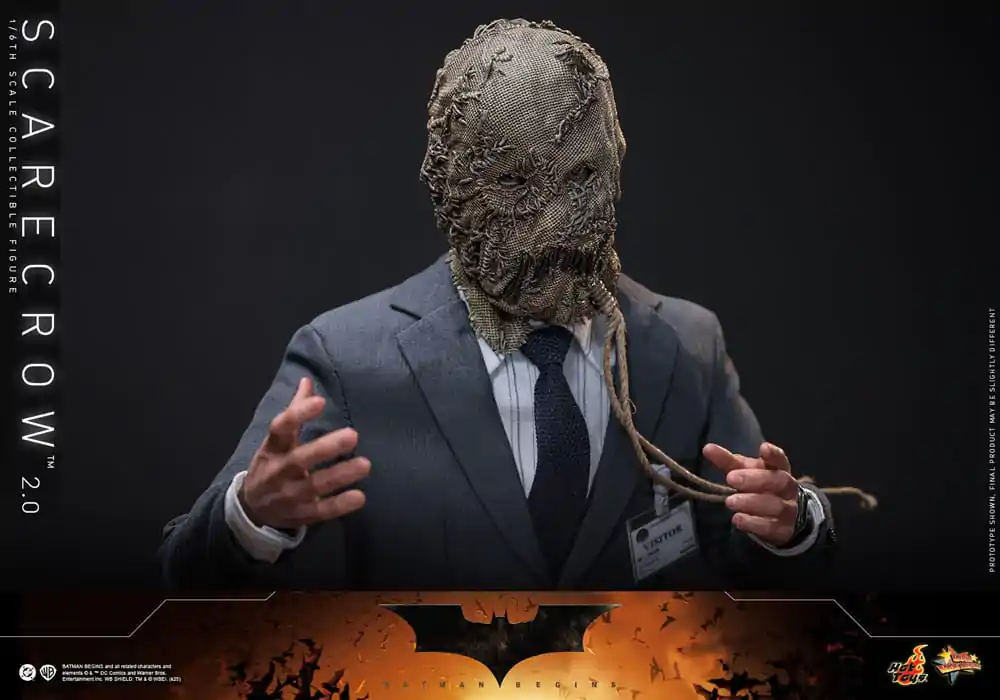 Batman Begins Movie Masterpiece 1/6 Scarecrow 2.0 akciófigura 30 cm termékfotó