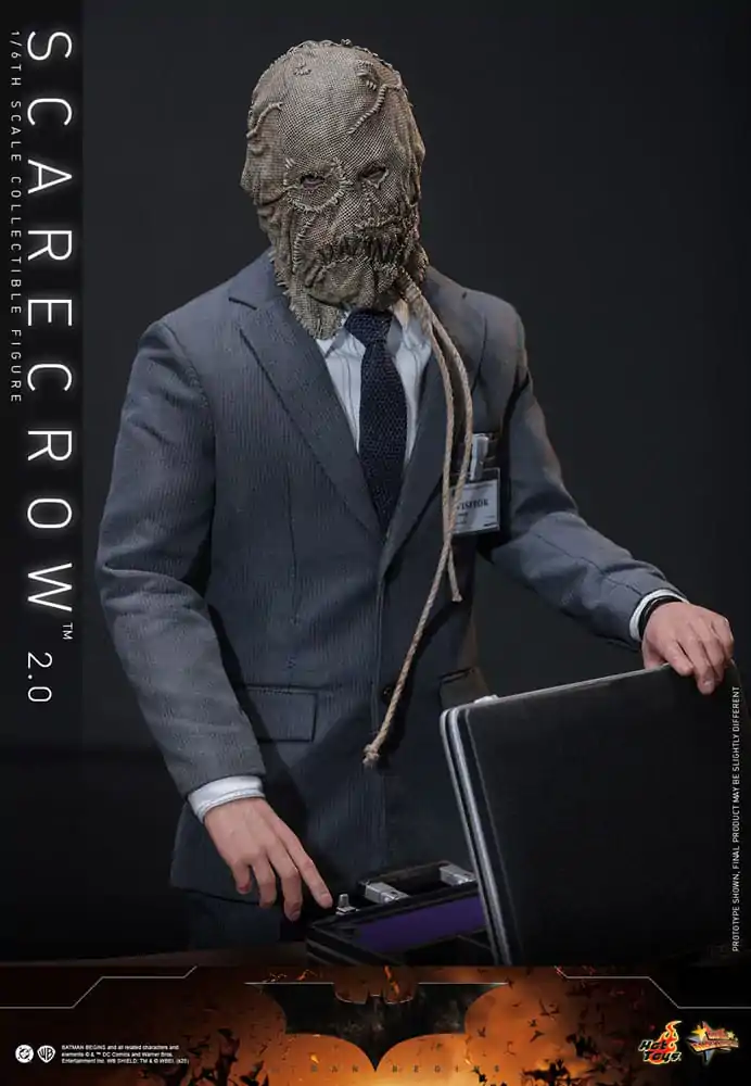 Batman Begins Movie Masterpiece 1/6 Scarecrow 2.0 akciófigura 30 cm termékfotó