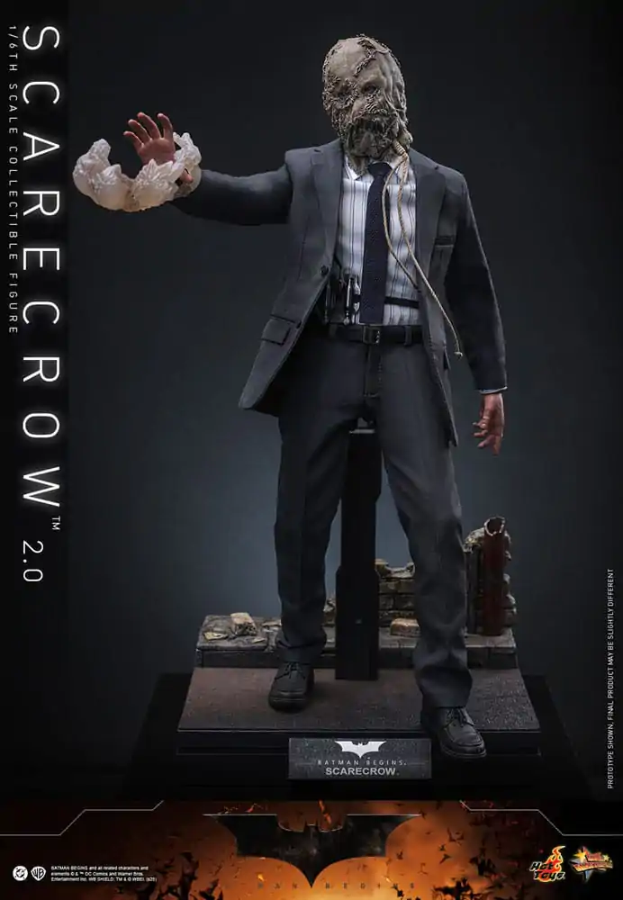 Batman Begins Movie Masterpiece 1/6 Scarecrow 2.0 akciófigura 30 cm termékfotó
