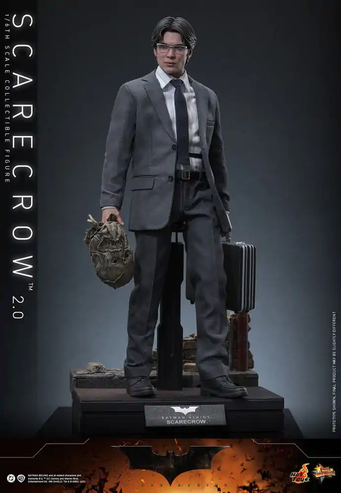 Batman Begins Movie Masterpiece 1/6 Scarecrow 2.0 akciófigura 30 cm termékfotó