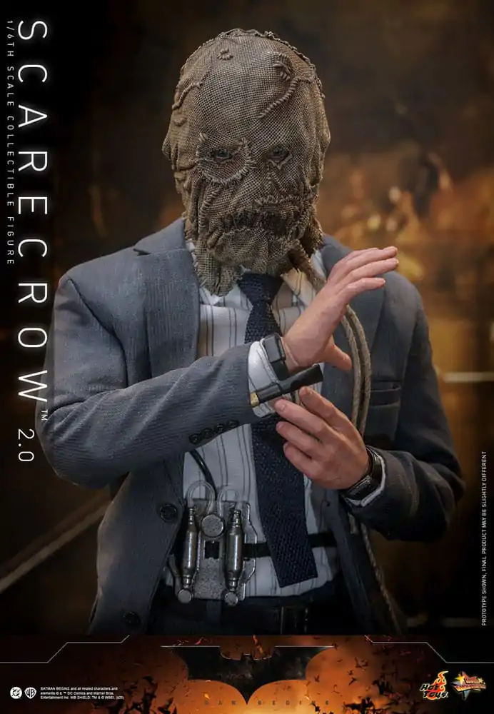 Batman Begins Movie Masterpiece 1/6 Scarecrow 2.0 akciófigura 30 cm termékfotó