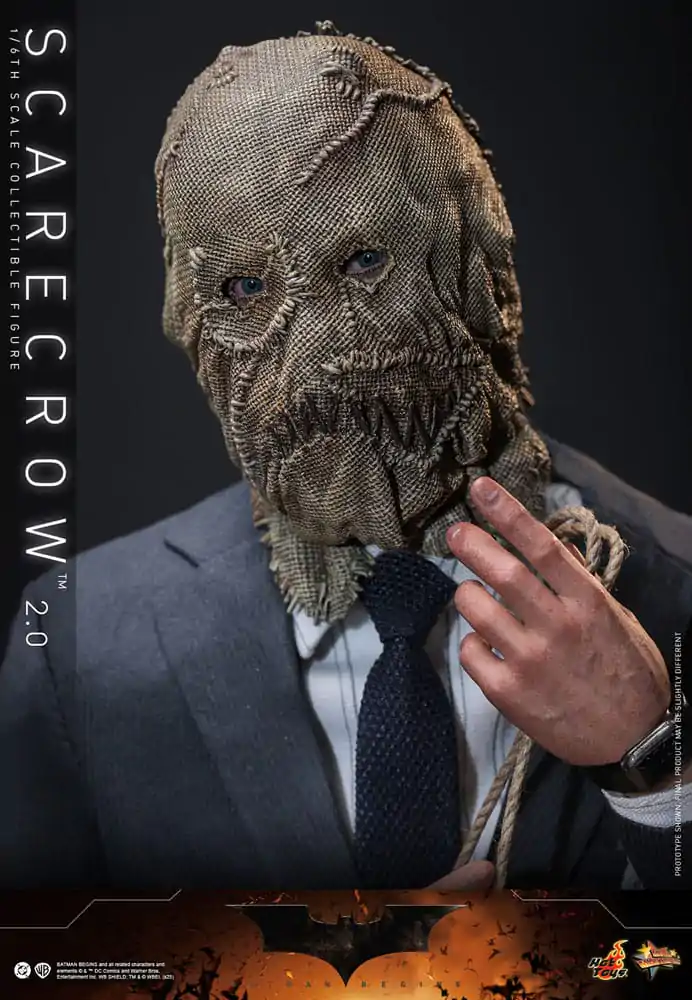 Batman Begins Movie Masterpiece 1/6 Scarecrow 2.0 akciófigura 30 cm termékfotó