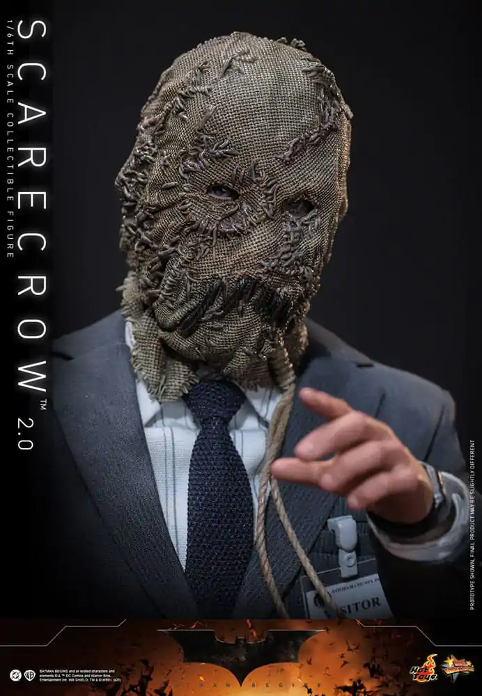 Batman Begins Movie Masterpiece 1/6 Scarecrow 2.0 akciófigura 30 cm termékfotó