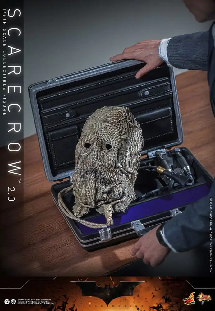 Batman Begins Movie Masterpiece 1/6 Scarecrow 2.0 akciófigura 30 cm termékfotó