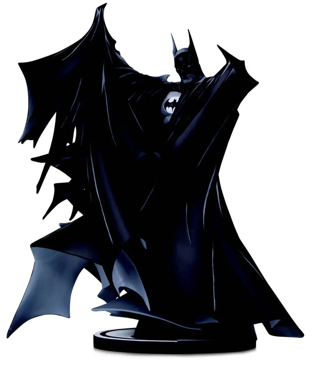 Batman Black &amp; White Deluxe Batman by Todd McFarlane szobor figura 24 cm termékfotó