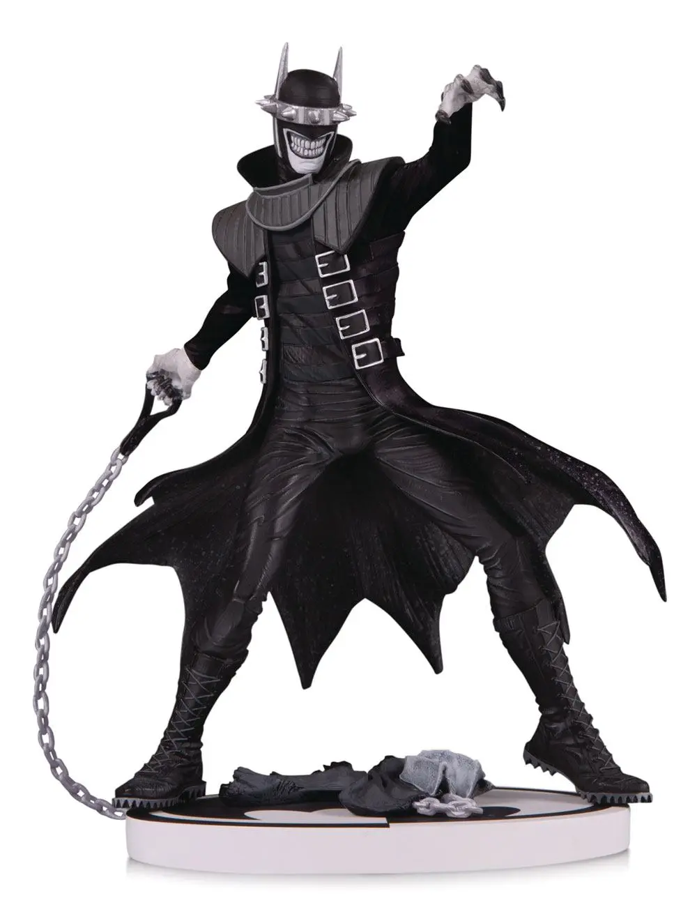 Batman Black &amp; White The Batman Who Laughs 2nd Edition szobor figura 19 cm termékfotó