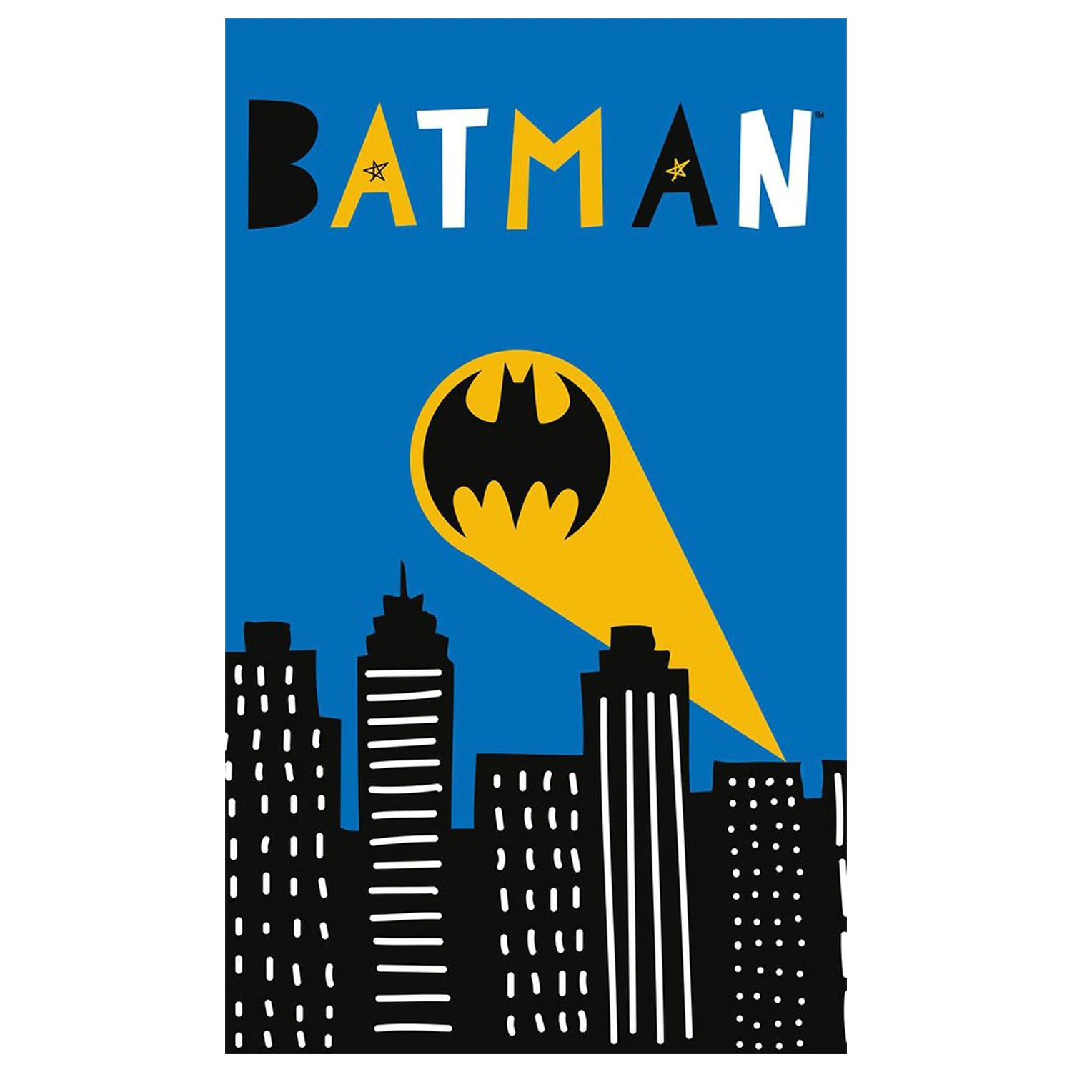 Batman Call Sign kéztörlő, arctörlő, törölköző  termékfotó