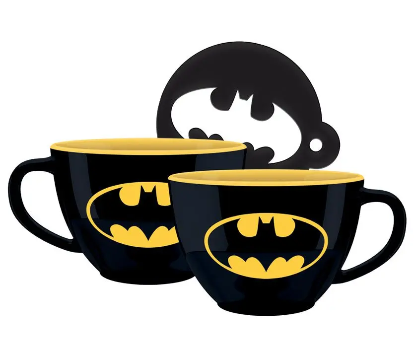 Batman Cappuccino Bat-Signal bögre termékfotó