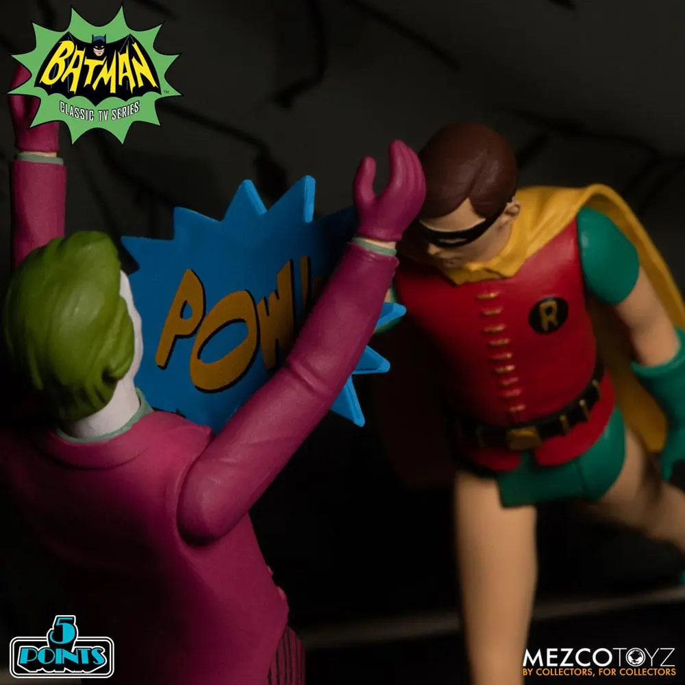 Batman Classic TV Series 5 Points Deluxe Box Batman akciófigura csomag (1966) 9 cm termékfotó