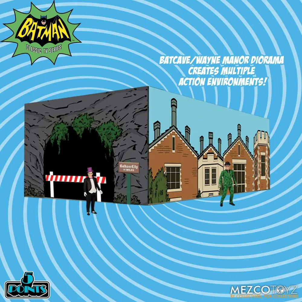 Batman Classic TV Series 5 Points Deluxe Box Batman akciófigura csomag (1966) 9 cm termékfotó