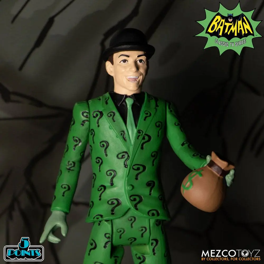 Batman Classic TV Series 5 Points Deluxe Box Batman akciófigura csomag (1966) 9 cm termékfotó