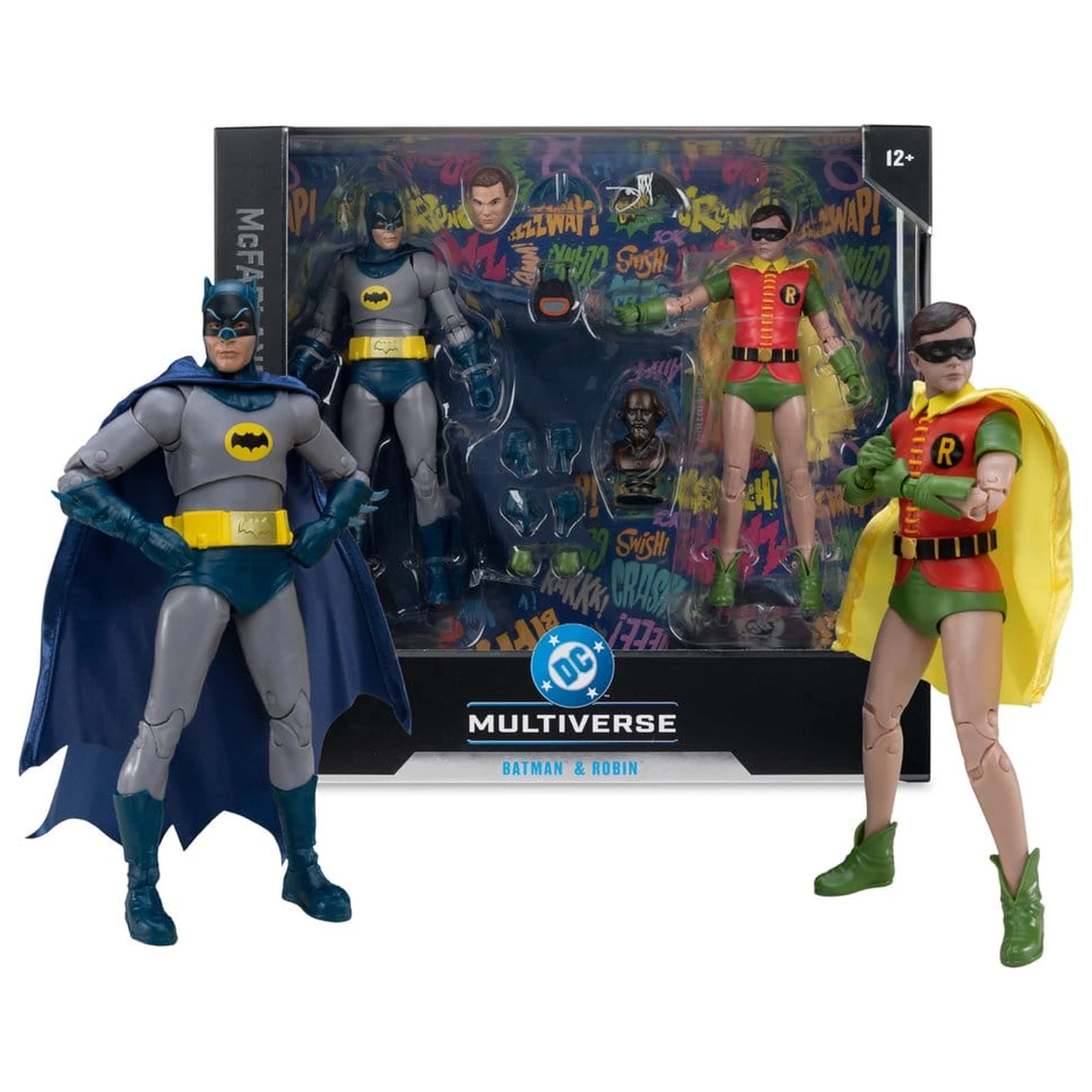 Batman Classic TV Series DC Multiverse McFarlane Collector Edition 2 db-os akciófigura csomag Batman and Robin 18 cm termékfotó