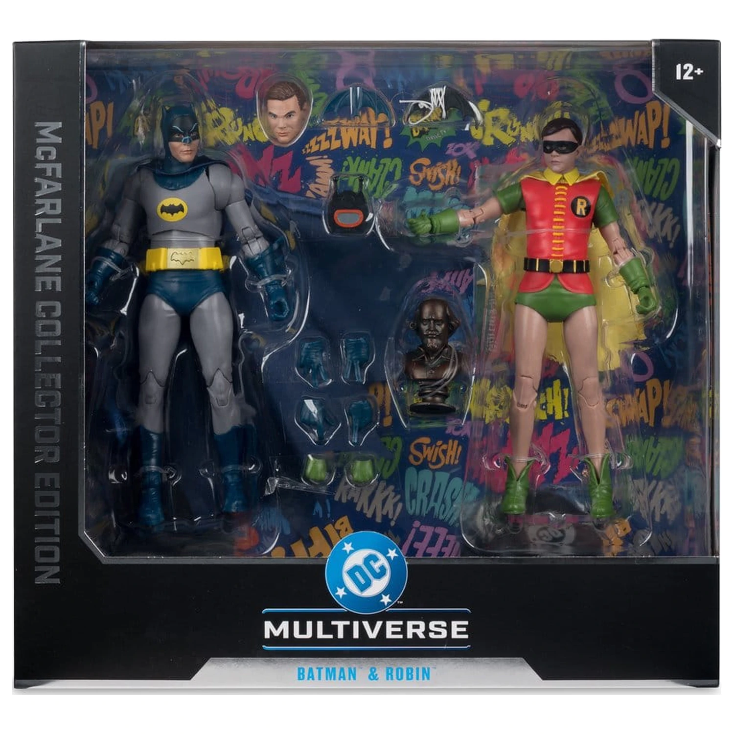 Batman Classic TV Series DC Multiverse McFarlane Collector Edition 2 db-os akciófigura csomag Batman and Robin 18 cm termékfotó