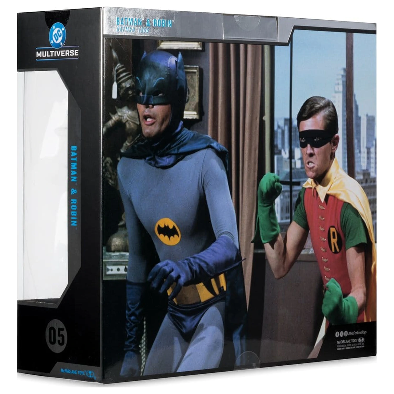 Batman Classic TV Series DC Multiverse McFarlane Collector Edition 2 db-os akciófigura csomag Batman and Robin 18 cm termékfotó