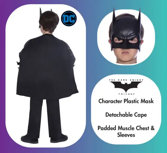 Batman Dark Knight jelmez 10-12 év termékfotó