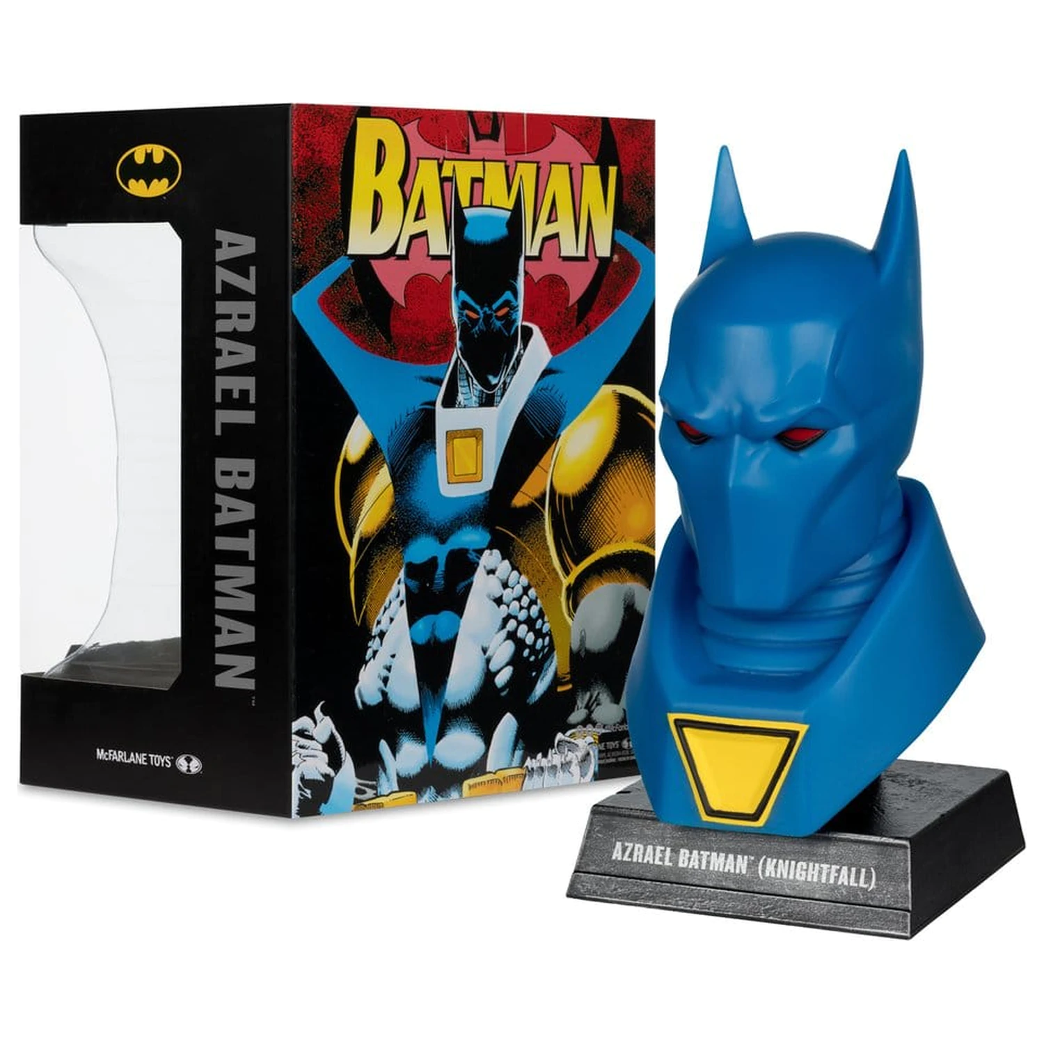 Batman DC Direct 1/3 Azrael Batman Mask (Batman: Knightfall) (Gold Label Collection) Mini-replika 18 cm termékfotó