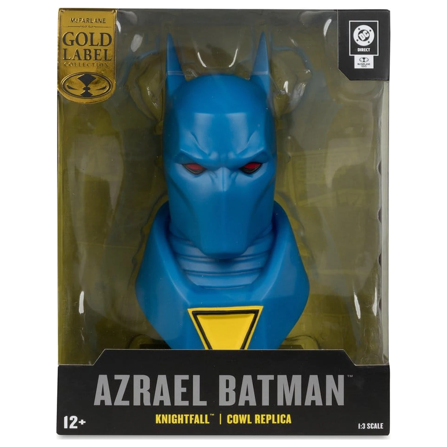 Batman DC Direct 1/3 Azrael Batman Mask (Batman: Knightfall) (Gold Label Collection) Mini-replika 18 cm termékfotó