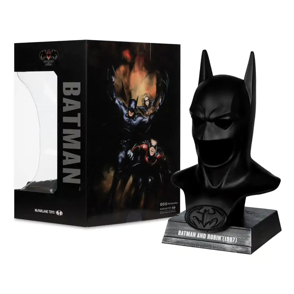 Batman DC Direct 1/3 Batman Cowl (Batman & Robin) Mini replika 19 cm termékfotó