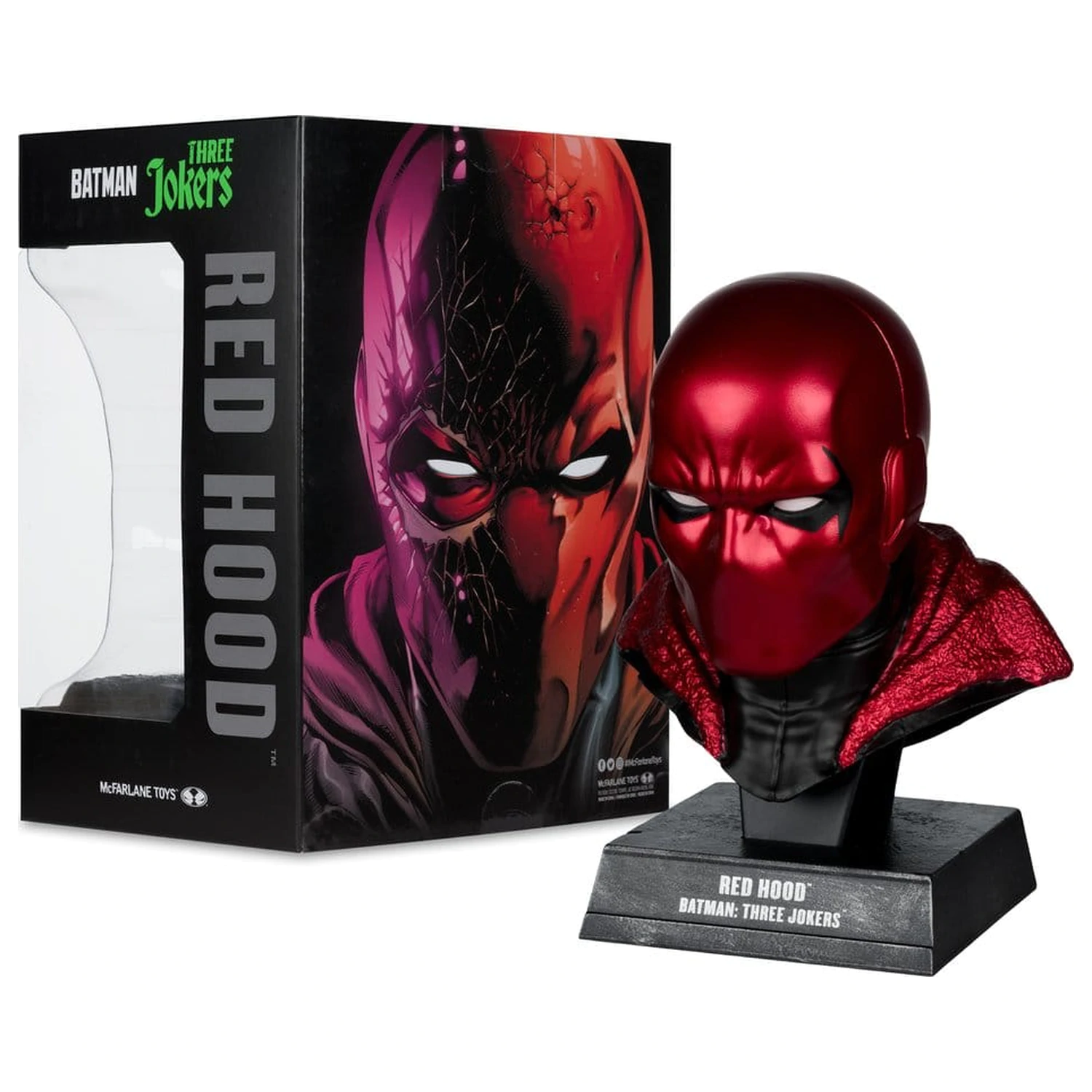 Batman DC Direct 1/3 Red Hood Mask (Batman: Three Jokers) Mini-replika 18 cm termékfotó