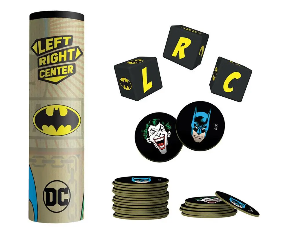 Batman Dice Game Left Right Center Angol nyelvű termékfotó