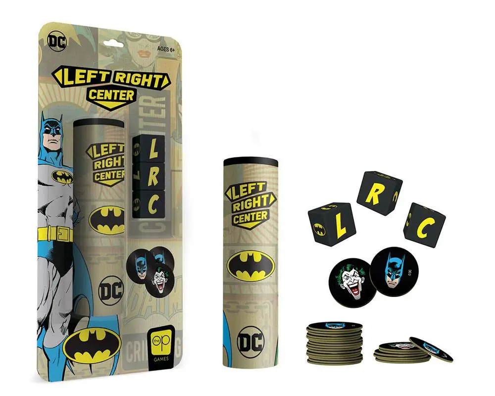 Batman Dice Game Left Right Center Angol nyelvű termékfotó