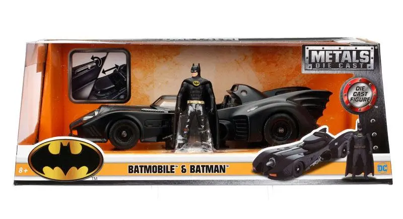 Batman Diecast Model 1/24 1989 Batmobile és figura termékfotó