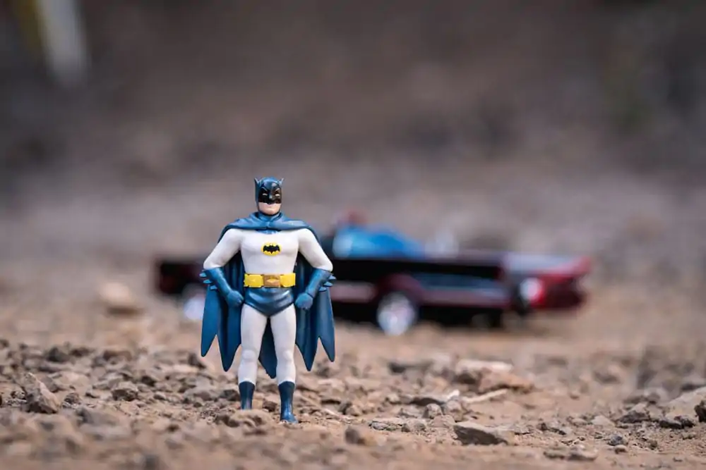 Batman Diecast Model 1/24 Pack of 5 Classic TV Series Batman, Robin, Joker, Penguin figurák és Batmobile termékfotó