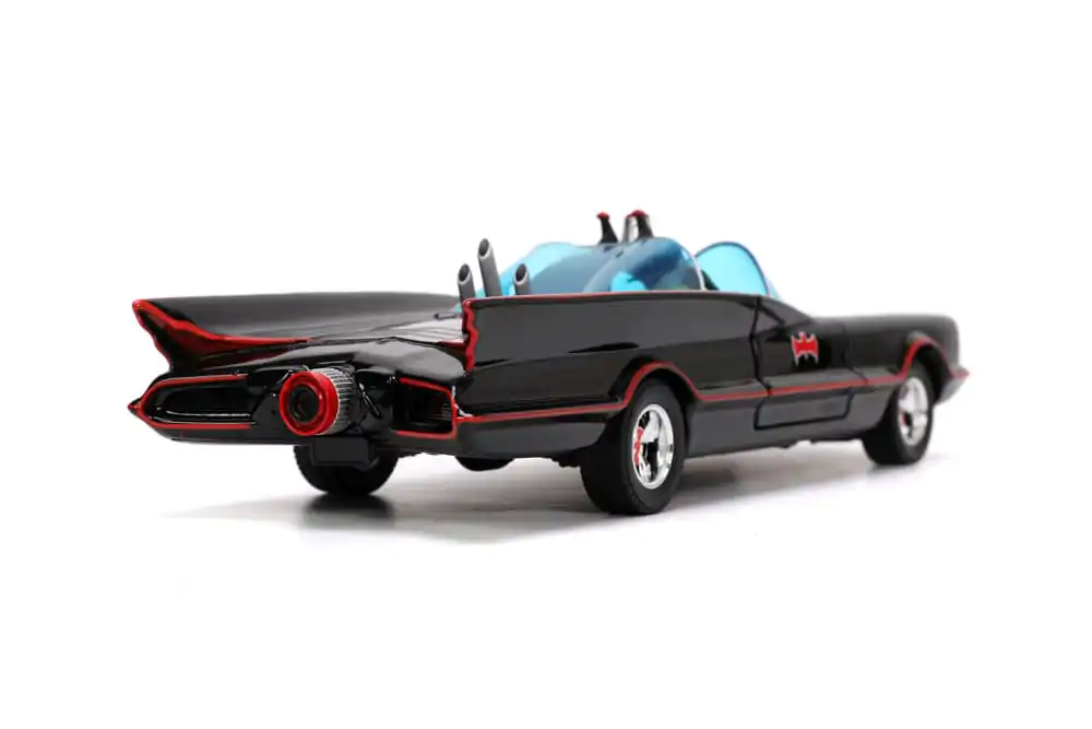 Batman Diecast Model 1/24 Pack of 5 Classic TV Series Batman, Robin, Joker, Penguin figurák és Batmobile termékfotó