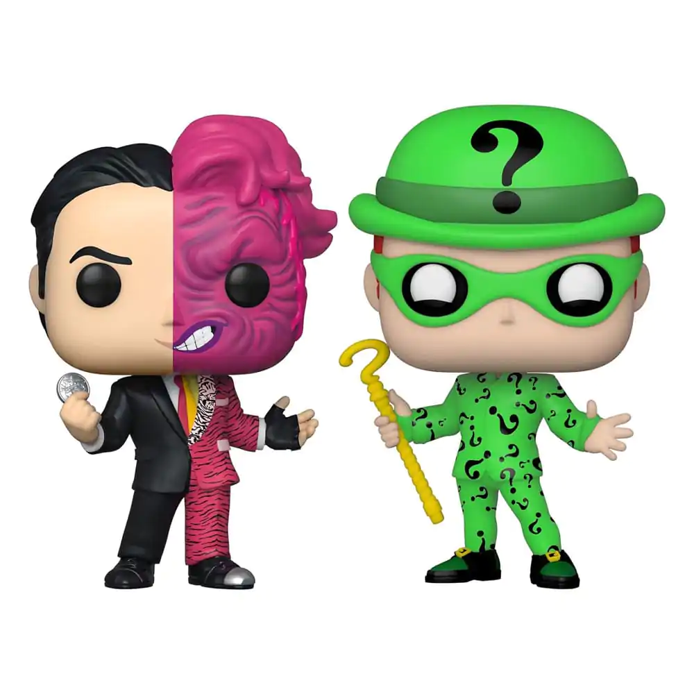 Batman Forever Funko POP! Heroes 2 db-os Vinyl figura csomag Two-Face &amp; The Riddler (GITD) 9 cm termékfotó