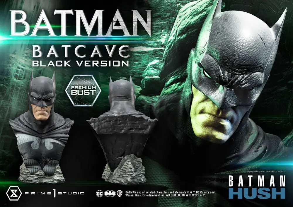 Batman Hush1/3 Batman Batcave Black Version mellszobor figura 20 cm termékfotó