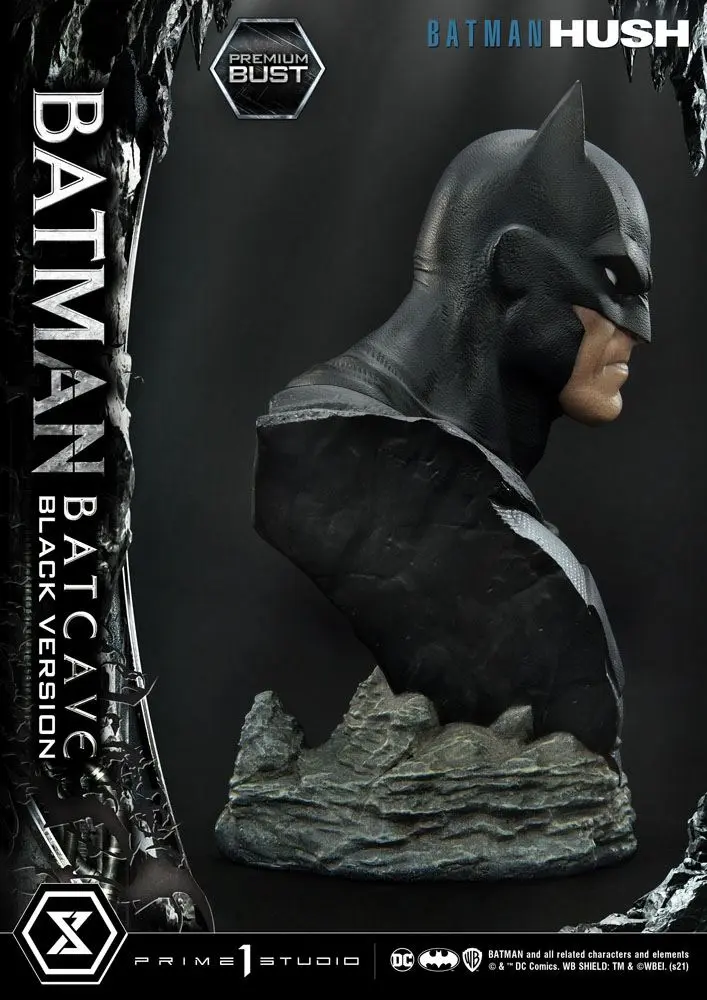 Batman Hush1/3 Batman Batcave Black Version mellszobor figura 20 cm termékfotó