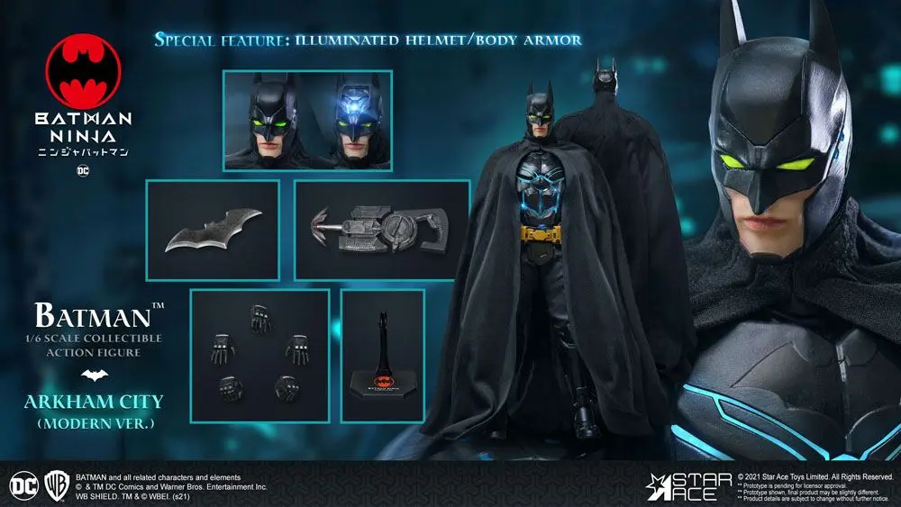 Batman Ninja My Favourite Movie 1/6 Modern Batman akciófigura 30 cm termékfotó