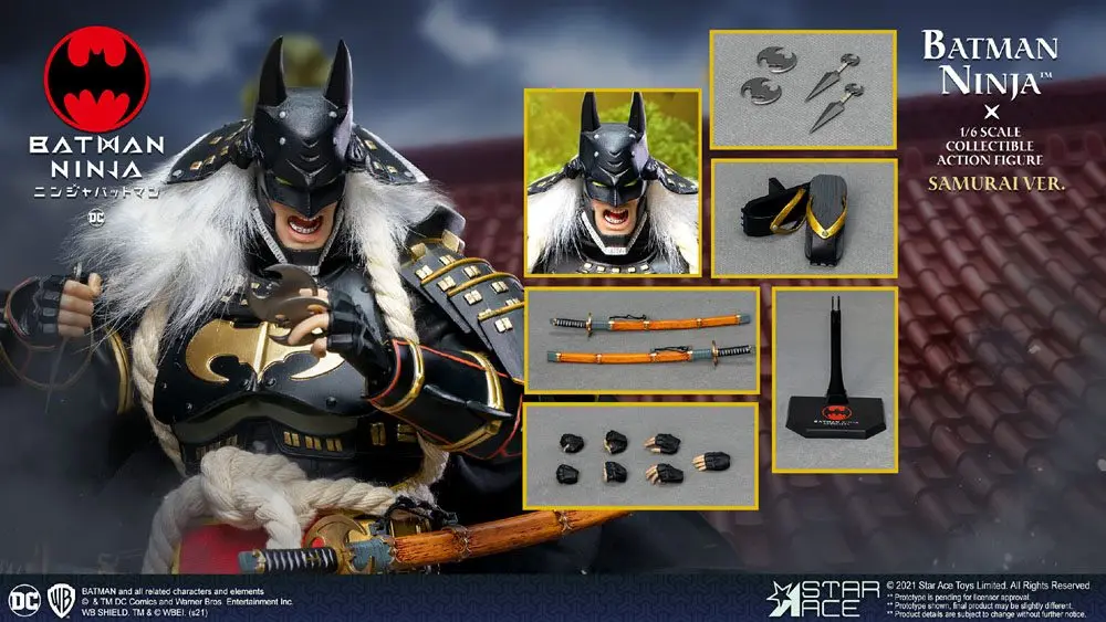 Batman Ninja My Favourite Movie 1/6 Ninja Batman Deluxe Ver. akciófigura 30 cm termékfotó