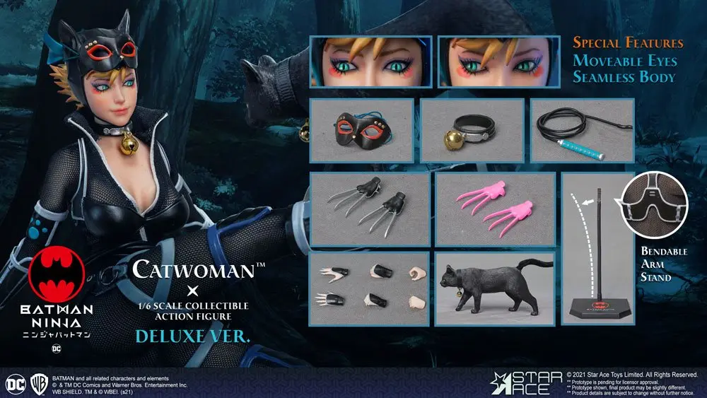 Batman Ninja My Favourite Movie 1/6 Ninja Catwoman Deluxe akciófigura Ver. 30 cm termékfotó