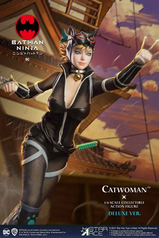 Batman Ninja My Favourite Movie 1/6 Ninja Catwoman Deluxe akciófigura Ver. 30 cm termékfotó