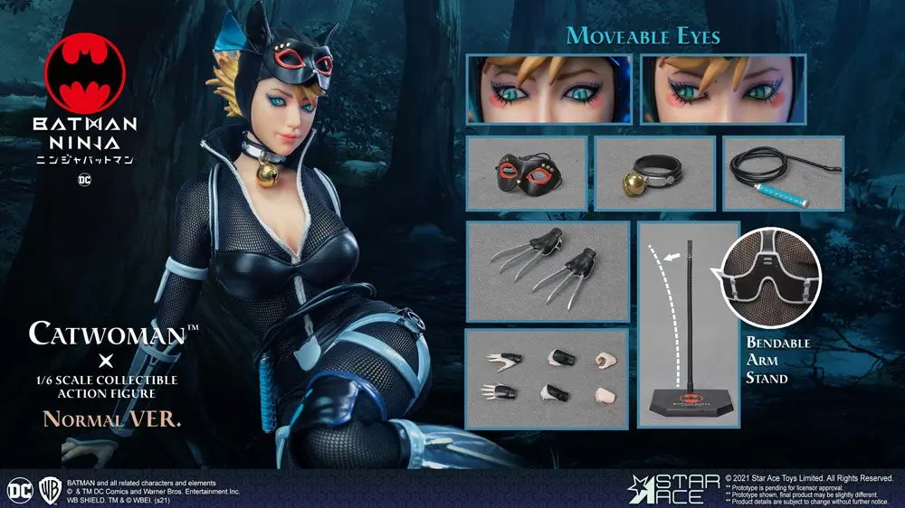 Batman Ninja My Favourite Movie 1/6 Ninja Catwoman Normal akciófigura Ver. 30 cm termékfotó