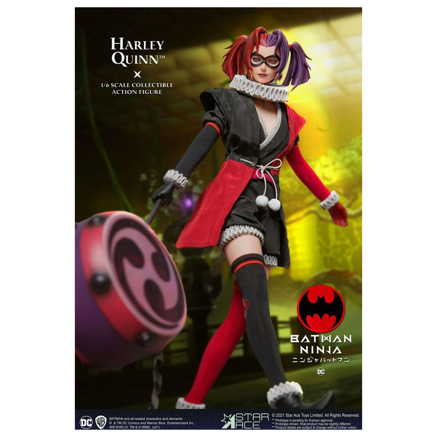 Batman Ninja My Favourite Movie akciófigura 1/6 Harley Quinn Normal Ver. 30 cm termékfotó