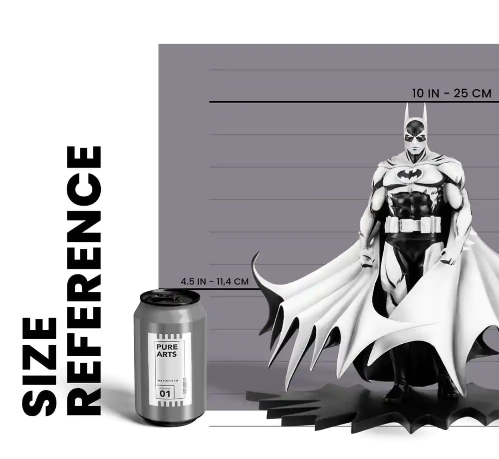 Batman PX 1/8 SDCC 2024 Batman Black & White Version 2PVC szobor figura 7 cm termékfotó