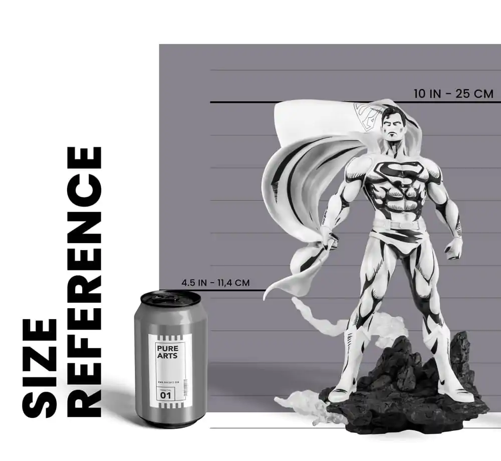 Batman PX PVC Statue 1/8 SDCC 2024 Superman Black & White Version 30 cm termékfotó