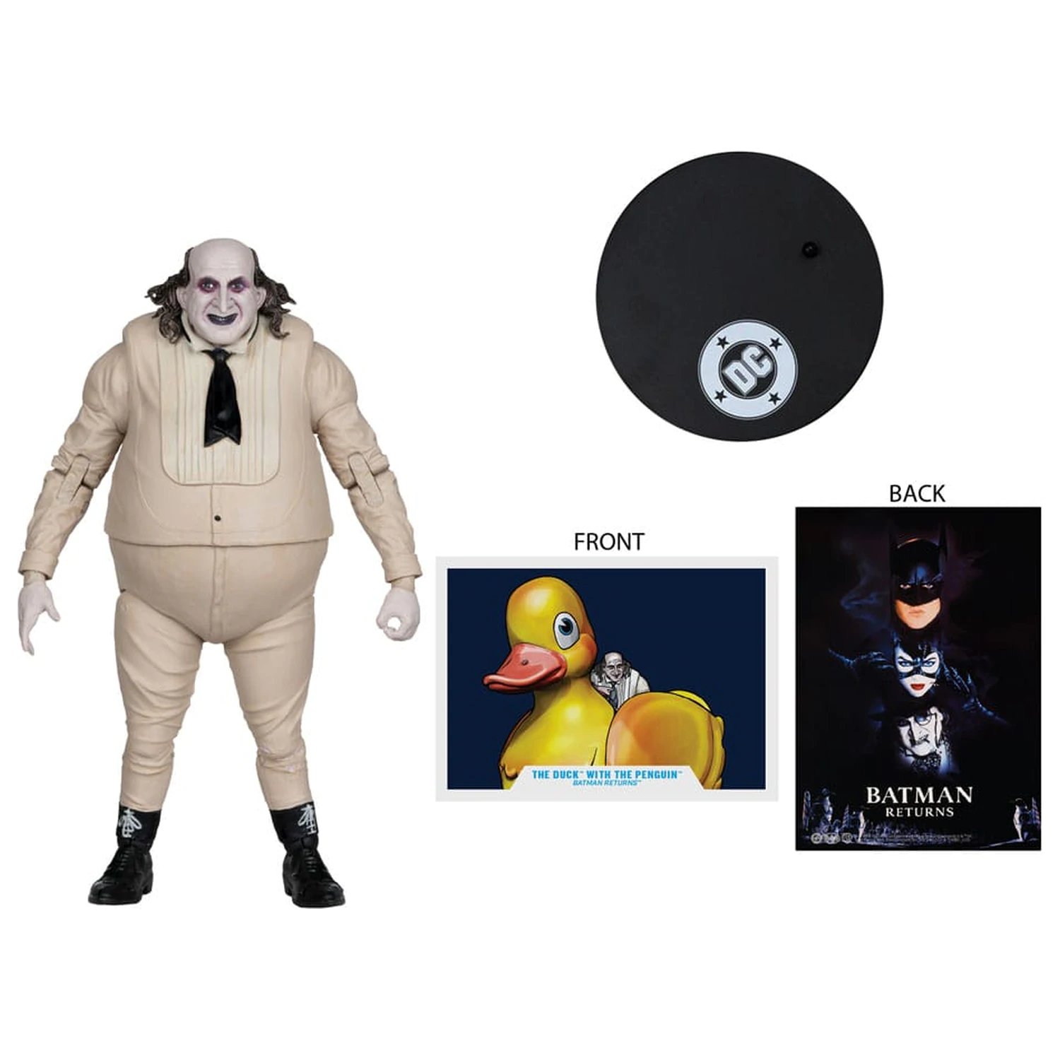 Batman Returns DC Multiverse The Duck & Penguin akciófigura és jármű 24 cm termékfotó
