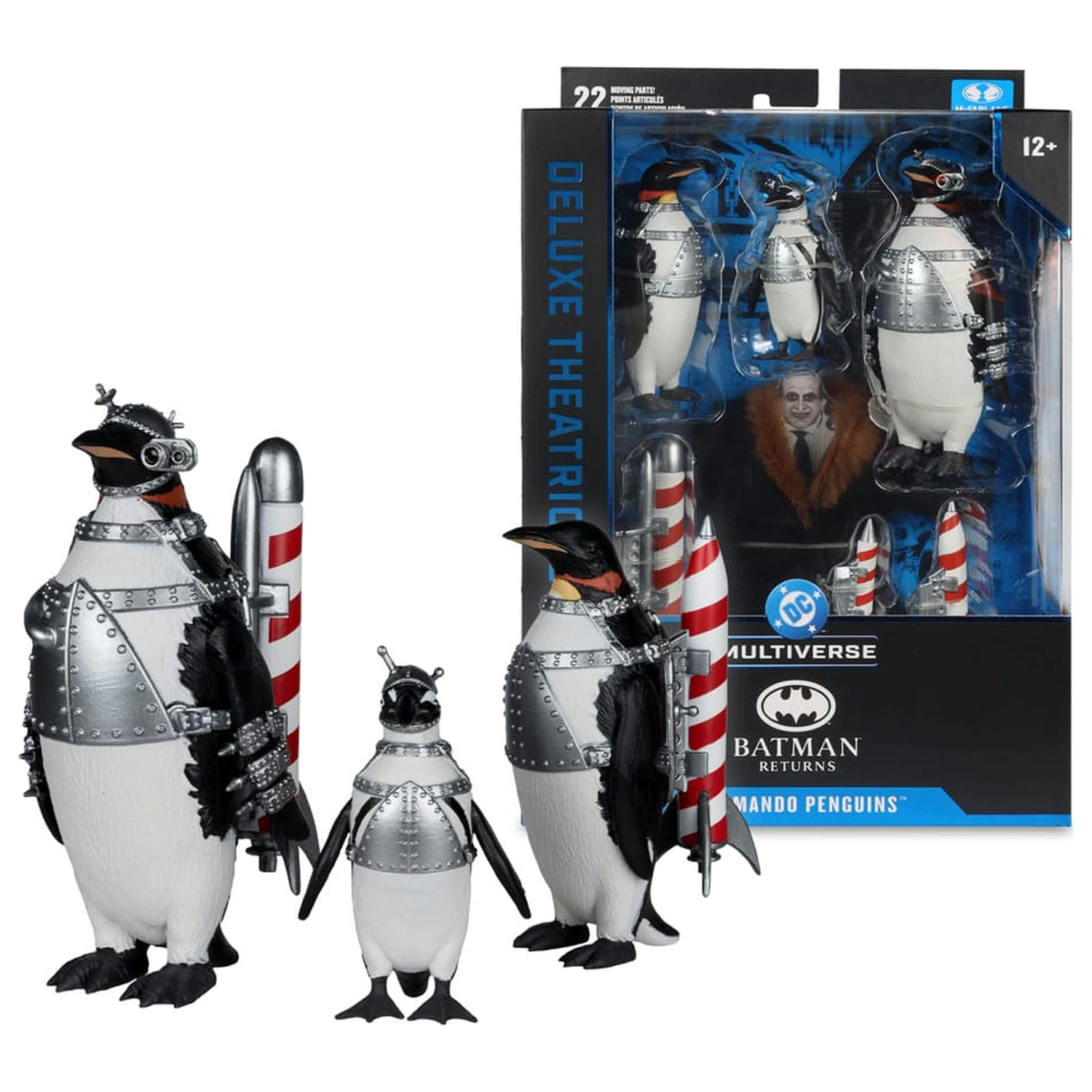 Batman Returns DC Theatrical Deluxe Edition Commando Penguins Pack akciófigura 12 cm termékfotó