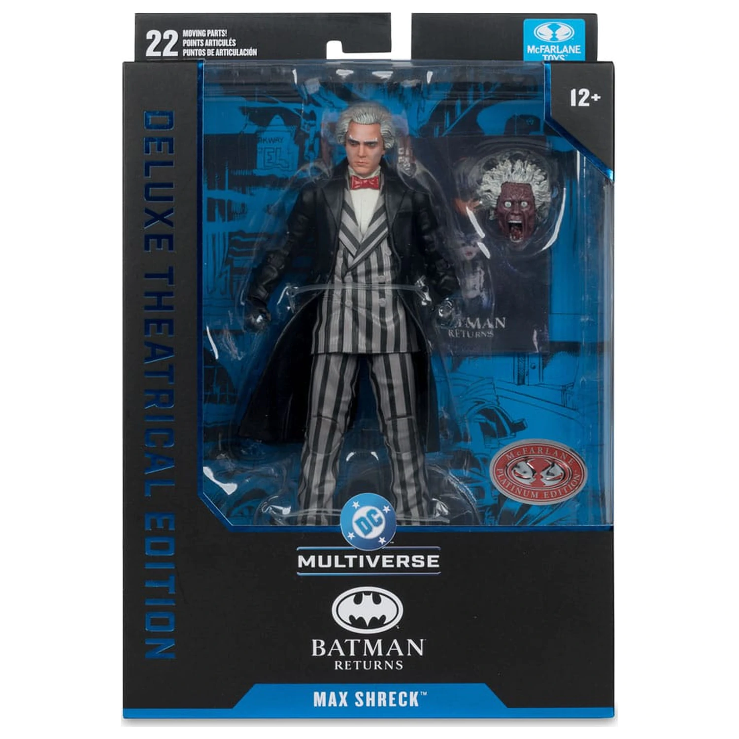 Batman Returns DC Theatrical Deluxe Edition Max Shreck (Red Platinum Edition) akciófigura 18 cm termékfotó