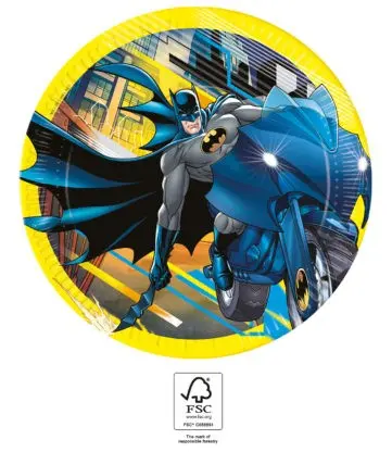 Batman Rogue Rage papírtányér 8 db-os 23 cm FSC termékfotó