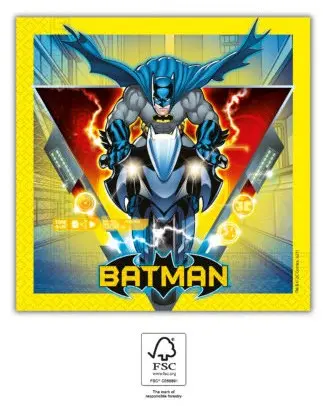 Batman Rogue Rage szalvéta 20 db-os 33x33 cm FSC termékfotó