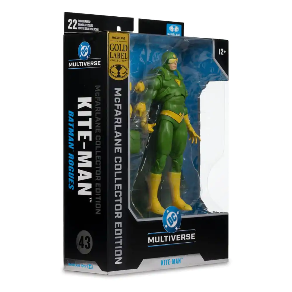 Batman Rogues DC Multiverse McFarlane Collector Edition #43 Kite Man (Gold Label) akciófigura 21 cm termékfotó