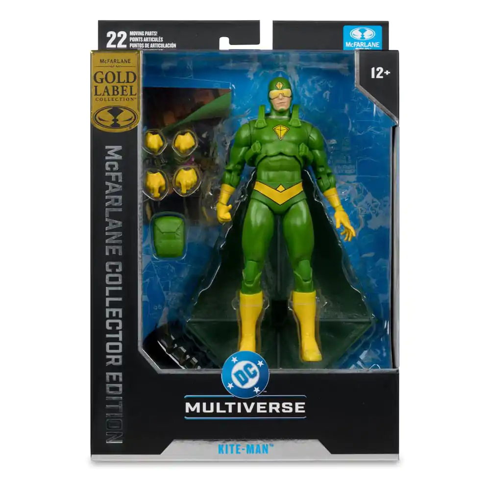 Batman Rogues DC Multiverse McFarlane Collector Edition #43 Kite Man (Gold Label) akciófigura 21 cm termékfotó