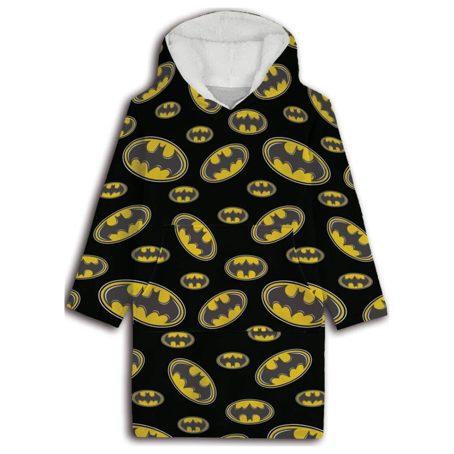 Batman Symbol belebújós plüss polár takaró, poncsó 7-14 év termékfotó