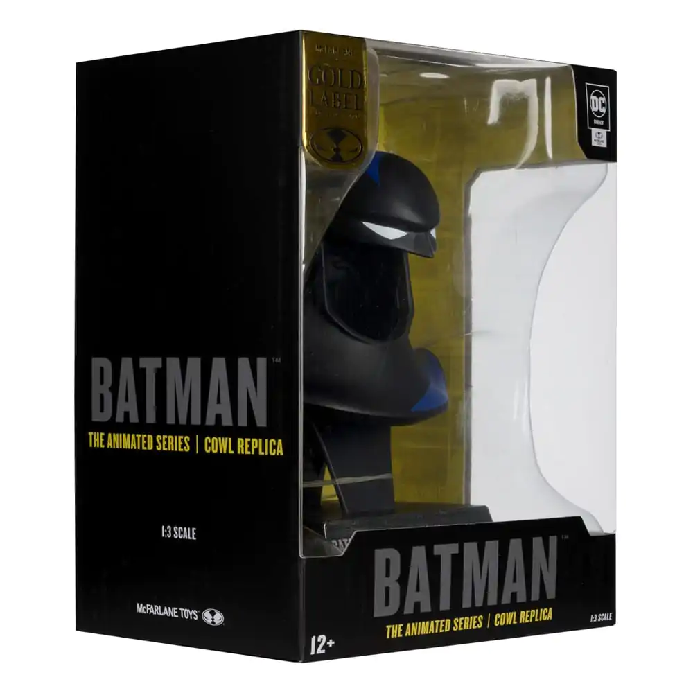Batman: The Animated Series 1992 DC Direct 1/3 Batman Cowl Gold Label Mini replika 19 cm termékfotó