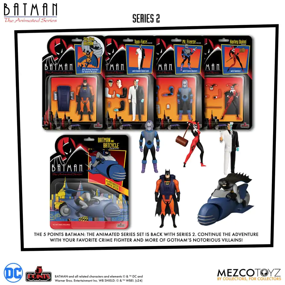 Batman: The Animated Series 2 5 Points Deluxe Box akciófigura csomag 9 cm termékfotó